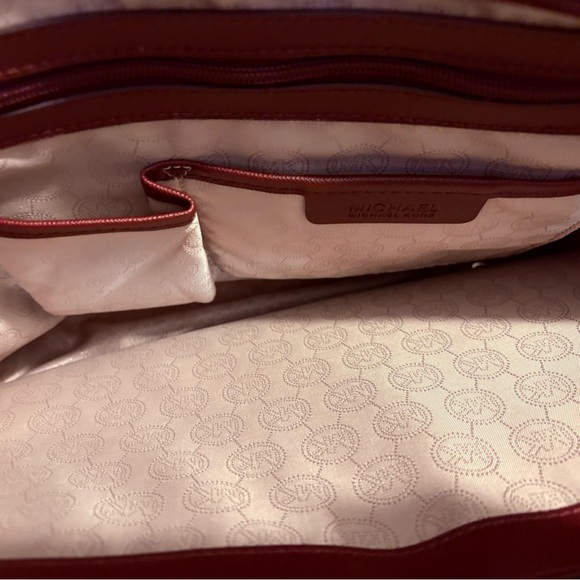 Michael Kors Red Burgandy Tote - Picture 9 of 9